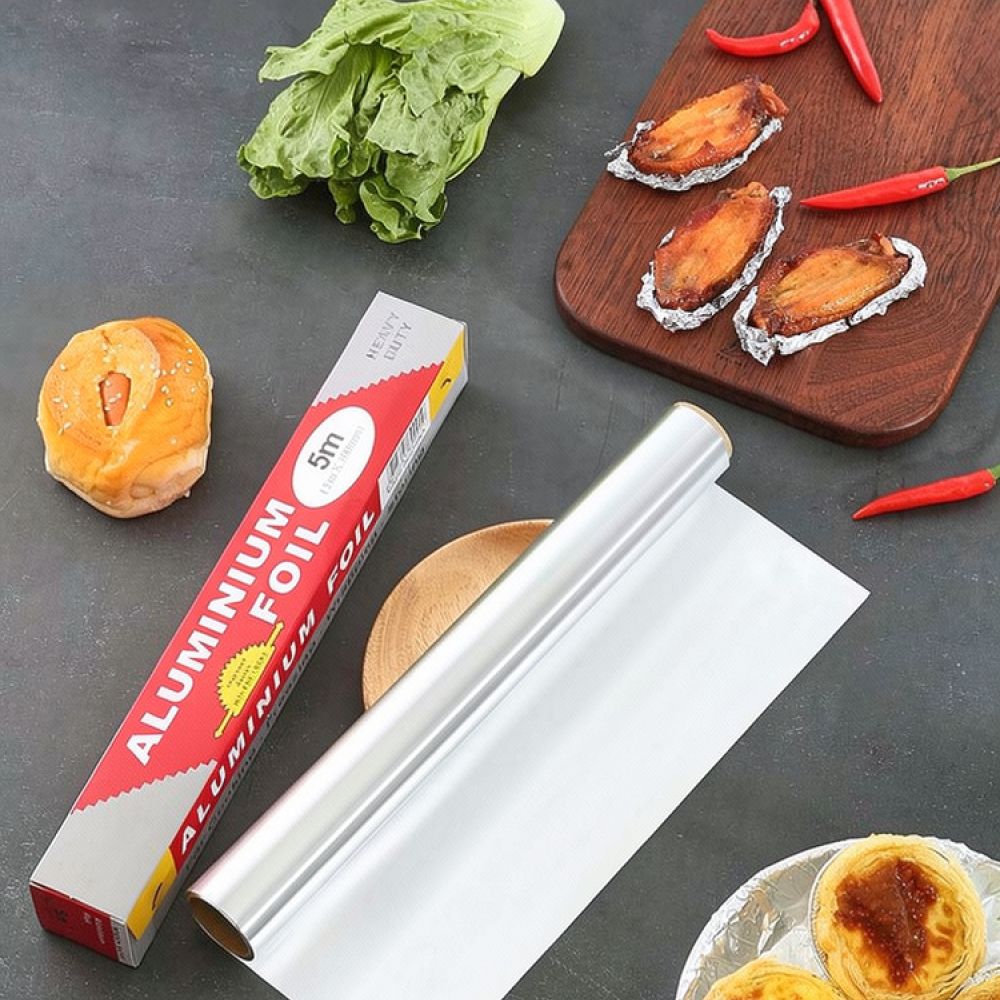 Food Storage Oven Safe - Thickened Aluminum Foil Roll For Kitchen