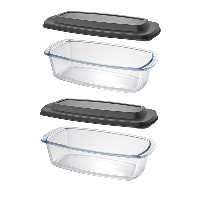 Food Storage Oven Safe - A25F-2-Pack LARGE 7.6 Cups/1800 ML/1.9 Qt