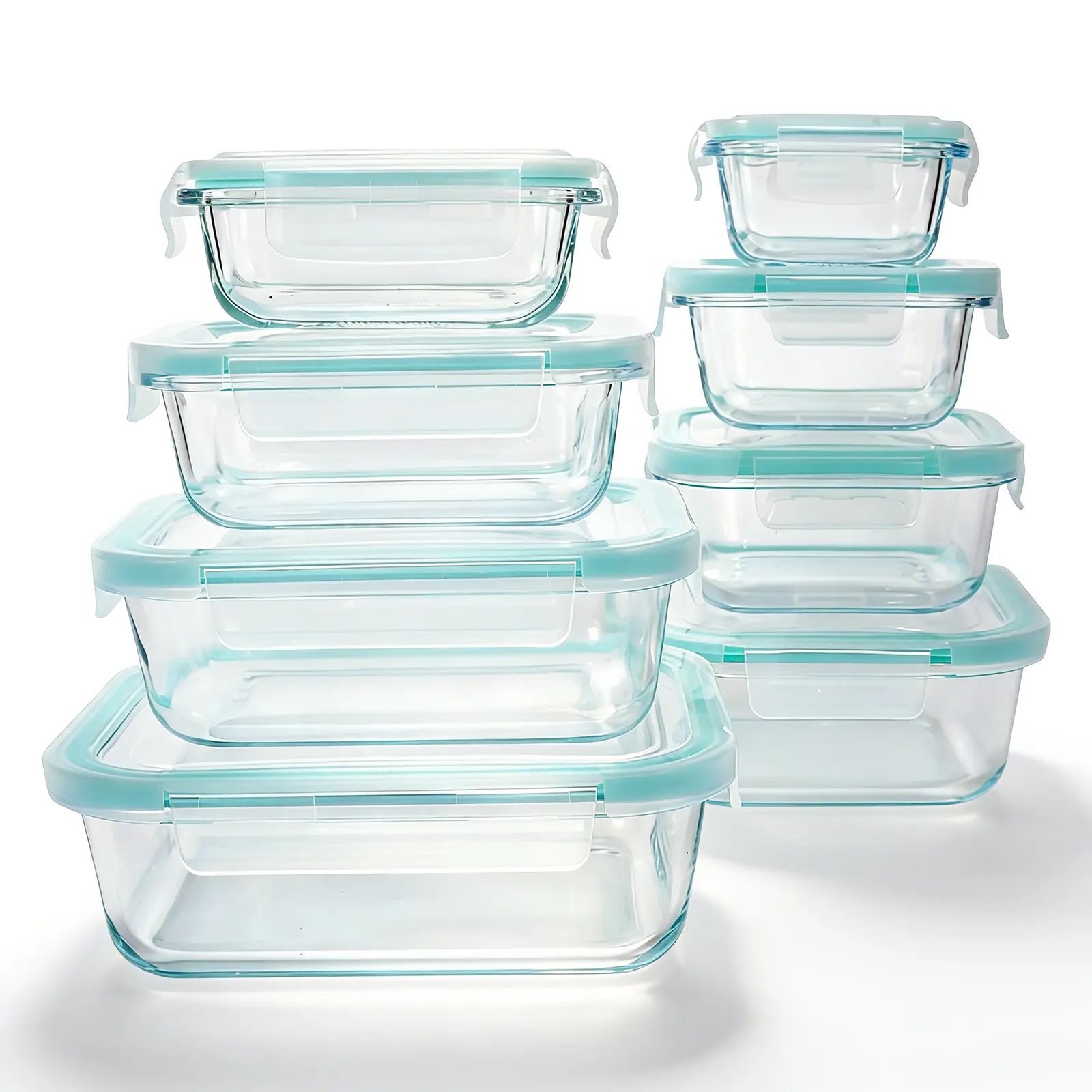 8 Pack Airtight Glass Food Sto - Food Storage Oven Safe recension och pris