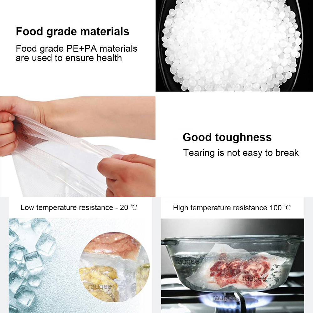 Vacuum Bags For Food Vacuum Pa - Food Storage Bag recension och pris