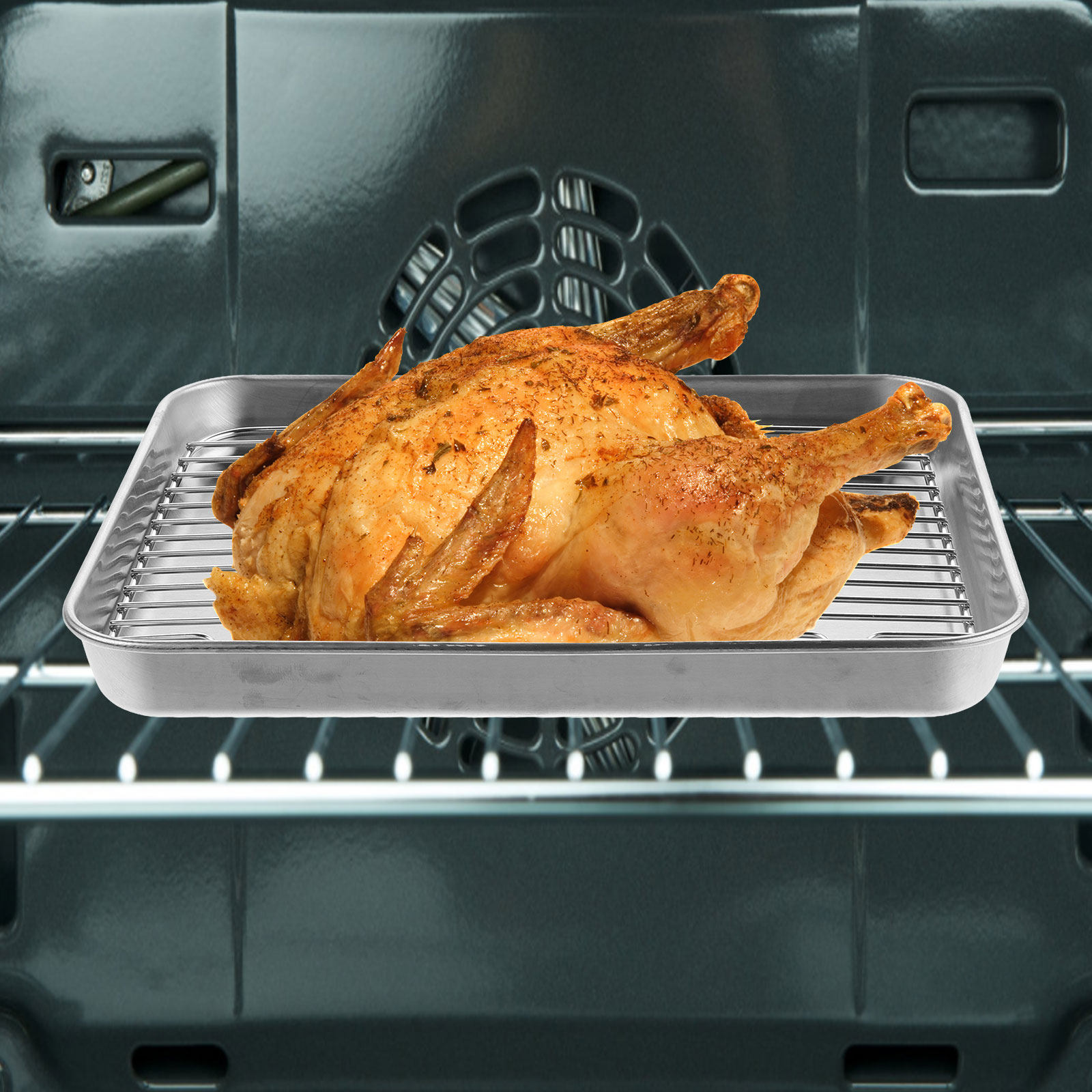 1Set Baking Tray Cooling Rack  - Food Storage Oven Safe recension och pris