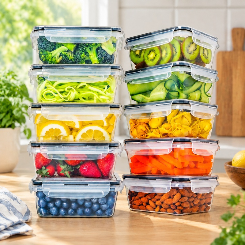 Set of 10 BPA-Free Kitchen Sto - Food Storage Labels recension och pris
