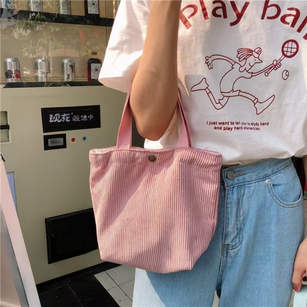 Trendy Corduroy Lunch Bag Cott - Food Storage Bag recension och pris