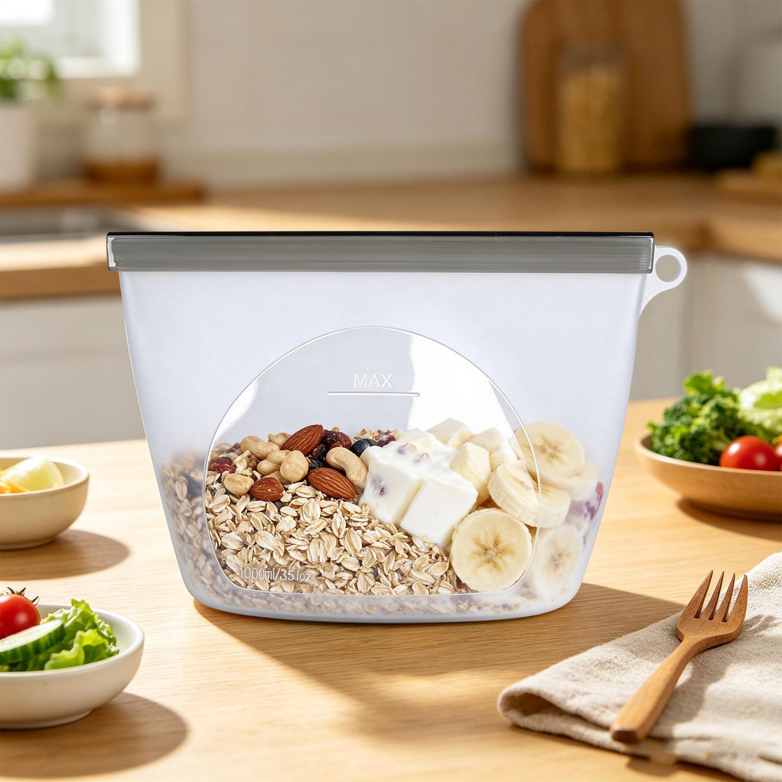 Silicone Bags For Food Storage - Food Storage Oven Safe recension och pris