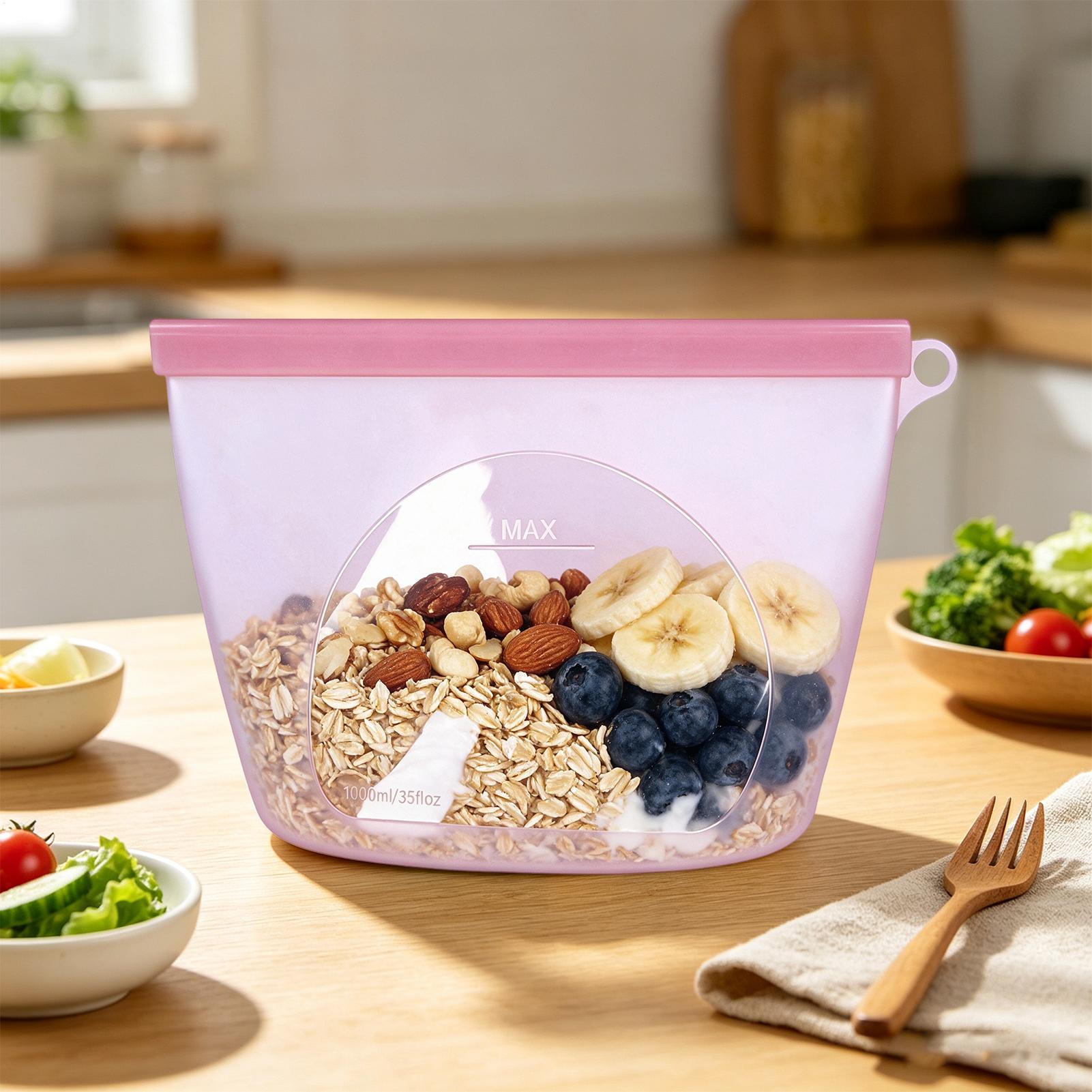 Silicone Bags For Food Storage - Food Storage Oven Safe recension och pris